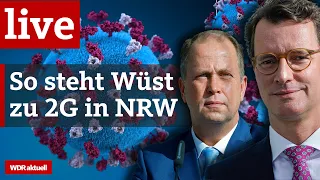 Corona in NRW – Wüst und Stamp zur 2G Regel in NRW und Regelung an Karneval | WDR aktuell