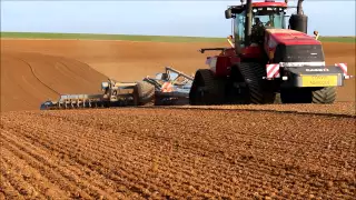 Case IH Quadtrac 600 and Lemken Kompaktor 12m