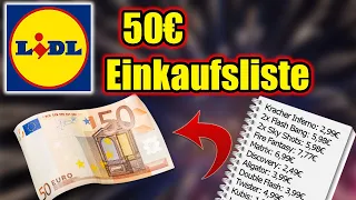 LIDL 50€ FEUERWERK EINKAUFSLISTE | Was lohnt sich?