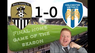 Notts County 1-0 Colchester FINAL Home Vlog