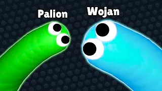 WOJAN vs PALION w SLITHER.IO! *pokłóciliśmy się*