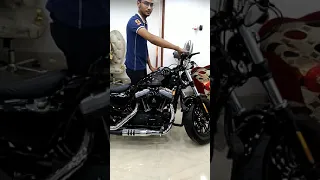 Harley Davidson Sportster Forty Eight Exhaust Sound 🔥 #shorts