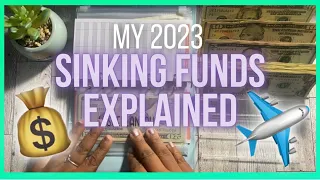 MY 2023 SINKING FUNDS CATEGORIES + HOW MUCH I HAVE SAVED | SINKING FUNDS EXPLAINED