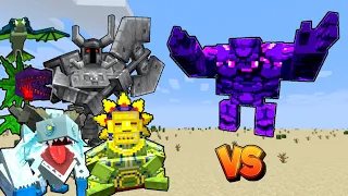 ENDER GOLEM Vs Mowzie's Mobs in Minecraft