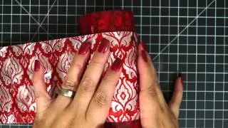 DIY Christmas Gift Ideas: Metal Embossed Pillar Candle Sleeves
