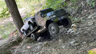 Traxxas TRX6 Ultimate RC Hauler - First Recovery - RC4WD Trail Finder 3