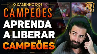 COMO FARMAR FRAGMENTOS DE CAMPEÕES NO CAMINHO DOS CAMPEÕES - LEGENDS OF RUNETERRA