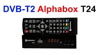Обзор Т2 приставки Alphabox T24 + Wi-Fi !!!