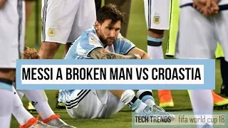 Messi looked like a 'broken man' Vs  Croatia fifa worldcup 2018