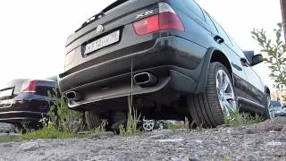 BMW Х5 3.0 exhaust sound, resonator delete