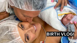 BIRTH VLOG! | *RAW & REAL* LABOUR & DELIVERY OF OUR FIRST BABY