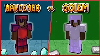 HYPIXEL SKYBLOCK | HARDENED DIAMOND VS GOLEM ARMOR! *MUST SEE*