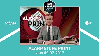 Alarmstufe Print | NEO MAGAZIN ROYALE mit Jan Böhmermann - ZDFneo