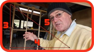 Squaring Up Wall Frames 3 4 5 Method | Pythagorean Theorem | DIY