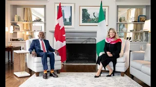 Nigeria's Foreign Affairs Minister Yusuf Tuggar visits Canada for bilateral Talks.