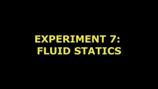 20171009-G17-EXP07 - Fluid statics experiment