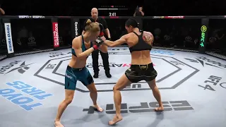 UFC 4 RONDA ROUSEY Vs AMANDA NUNES LEGENDARY SIM