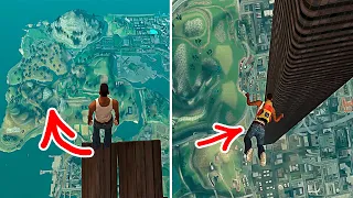 PULANDO da torre MAIS ALTA do GTA SA! (MAIS DE 3000 METROS)