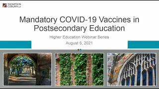 Mandatory COVID-19 Vaccines in Postsecondary Education