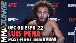 Luis Pena works through broken hand early on to get UFC on ESPN 22 victory