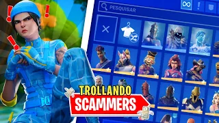 ESTE SCAMMER PASSOU DOS LIMITES… Trollando scammers - Fortnite