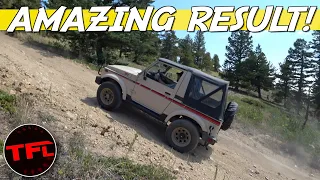 This Tiny 1987 Suzuki Samurai EMBARRASSES Most Modern SUV's Up Tombstone Hill!