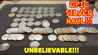 EPIC $500 HALF DOLLAR HUNT  - BARBER and WALKERS FOUND! OVER 60 SILVER COINS!