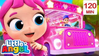 Princess Jill's Magic Party Bus! | Jill's Playtime | @LittleAngel Kids Songs & Stories for Girls