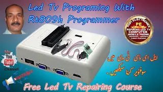 Led tv Flash ic read write erase with rt809h programmer