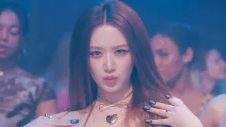 (g)I-dle's "queencard" but only shuhua's lines