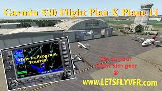 Garmin 530 - Flight Plan - X Plane 11