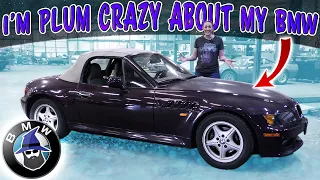 My BMW Z3 definitely is Pretty in Purple! You've got to see it detailed. The Car Wizard is impressed