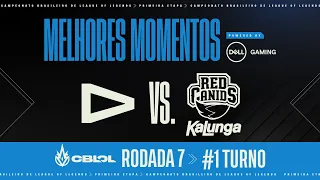 CBLOL 2021: 1ª Etapa - Fase de Pontos | Melhores Momentos (LLL) x (RED) (1º Turno) - by Dell Gaming