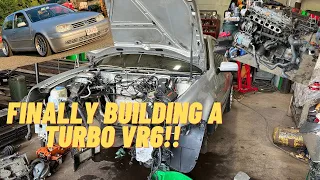 Turbo 24v VR6 Build PT1 : Engine Removal