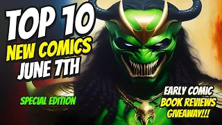 TOP 10 New Comic Books June 7th 2023 🔥 REVIEWS, COVERS, SPOILERS & GIVEAWAY