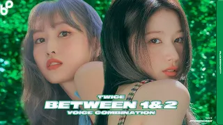 A Different Member Singing in Each Ear | TWICE - 'BETWEEN 1&2' Voice Combination (USE HEADPHONES)