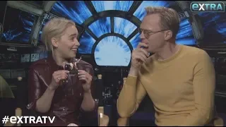 Emilia Clarke and Paul Bettany Dish on 'Solo: A Star Wars Story'