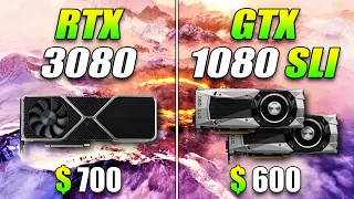 RTX 3080 10GB vs GTX 1080 SLI 2*8GB | PC Gameplay Benchmark Test