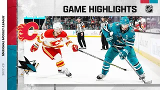 Flames @ Sharks 12/20 | NHL Highlights 2022