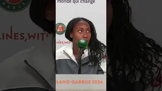 Coco Gauff expressed concerns for players with some French Open matches ending after 3 a.m. #shorts