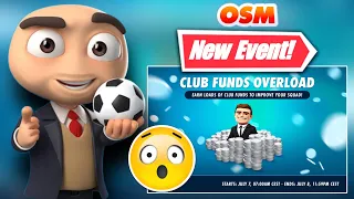 THE NEW BEST EVENT IN ONLINE SOCCER MANAGER! | MAKE A LOT OF CLUB FUNDS AND MAKE YOUR BEST TEAM!