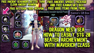 How To Easily STG 20 Beater With Maverick : DN SEA Event Free Ancient Sprout Gear & Kanna Gift Box