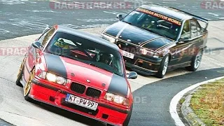 BMW E36 328i vs. E36 M3 3.0 Nürburgring Nordschleife BTG Onboard