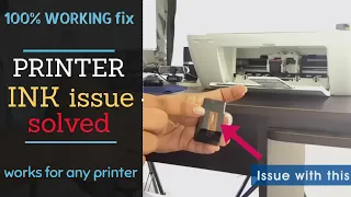 🖨️ Fixing Printer Ink Problem if not used for a Long Time - 100% Working FIX