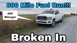 My “Broken-In” RAM 3500 High Output Gets What for MPG? Diesel/DEF/Towing Consumption Test!!!