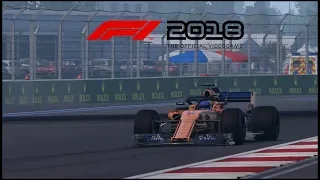 F1 2018,CAMPEONATO COM FERNANDO ALONSO #16 (RÚSSIA):PAREI NO LUGAR CERTO E NA HORA CERTA