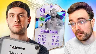 Fifa 23 Squad Builder Showdown! COVER STAR RONALDINHO vs RunTheFUTMarket