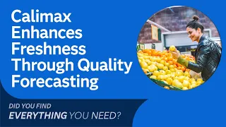 Calimax Enhances Freshness Through Quality Forecasting