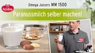 So bereitest du Pflanzendrinks mit der MM 1500 zu