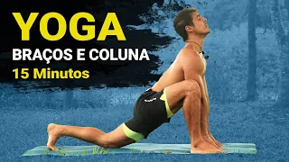 YOGA para braços e coluna | Alongamento e Fortalecimento